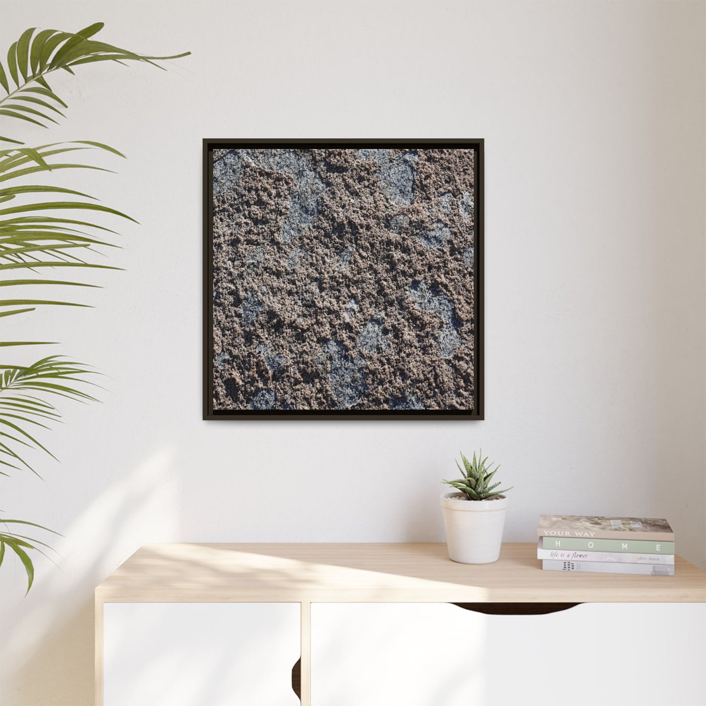 Textured Ground - Unique Stretched Canvas Wall Art