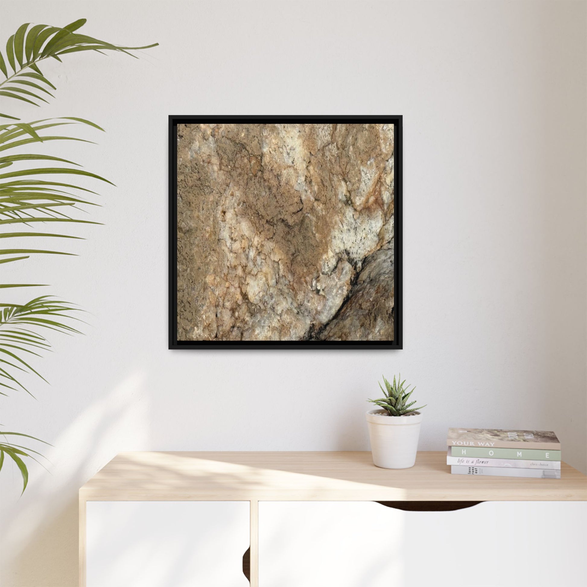 Ancient Stone Wall - Unique Stretched Canvas Wall Art - Art By Earth