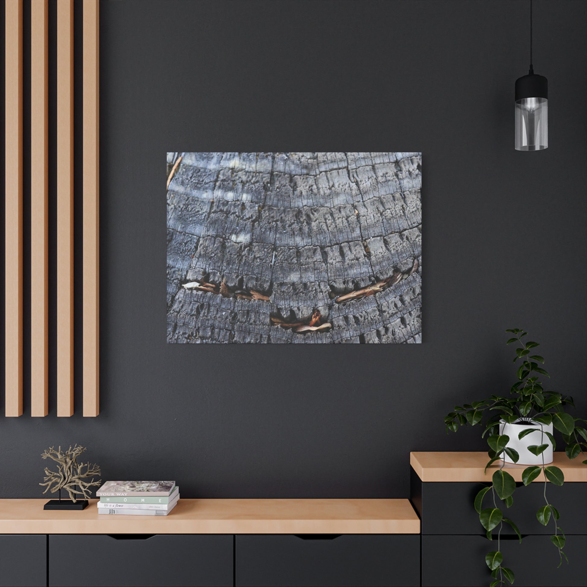 Time's Fractal Whispers - Unique Frameless Canvas Wall Art - Art By Earth