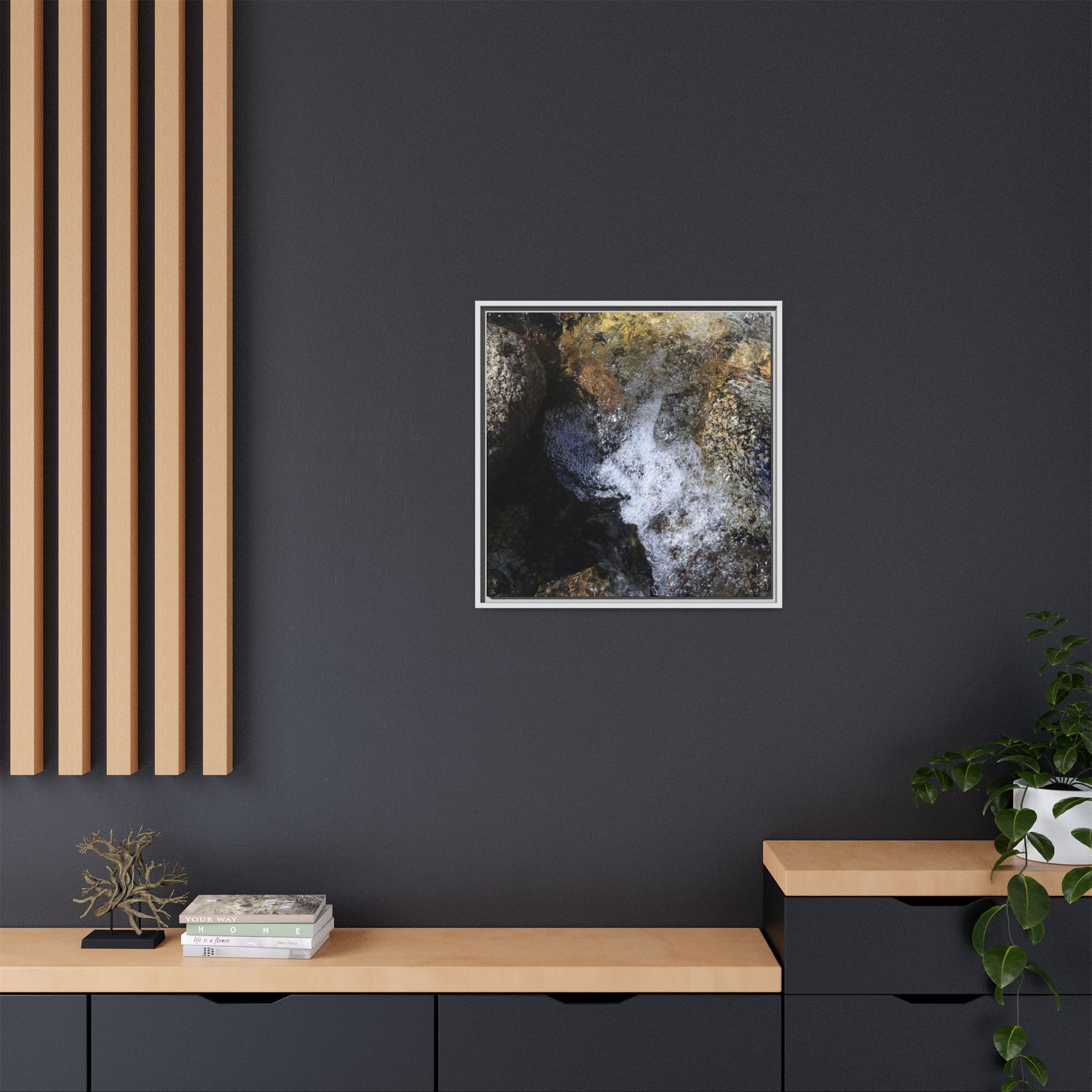 Nature's Turbulence - Unique Stretched Canvas Wall Art - Art By Earth