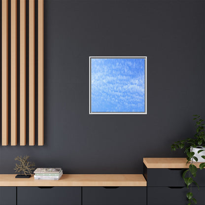 Wispy Blue Dreams - Unique Stretched Canvas Wall Art - Art By Earth