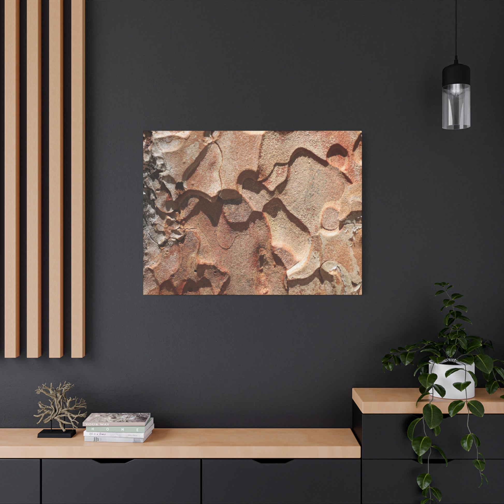 Terracotta Echoes - Unique Frameless Canvas Wall Art - Art By Earth