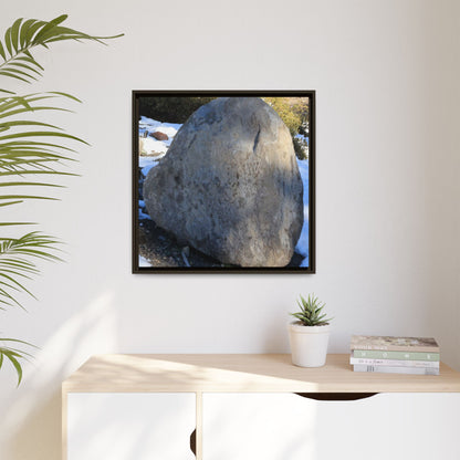 Glacial Solitude - Unique Stretched Canvas Wall Art