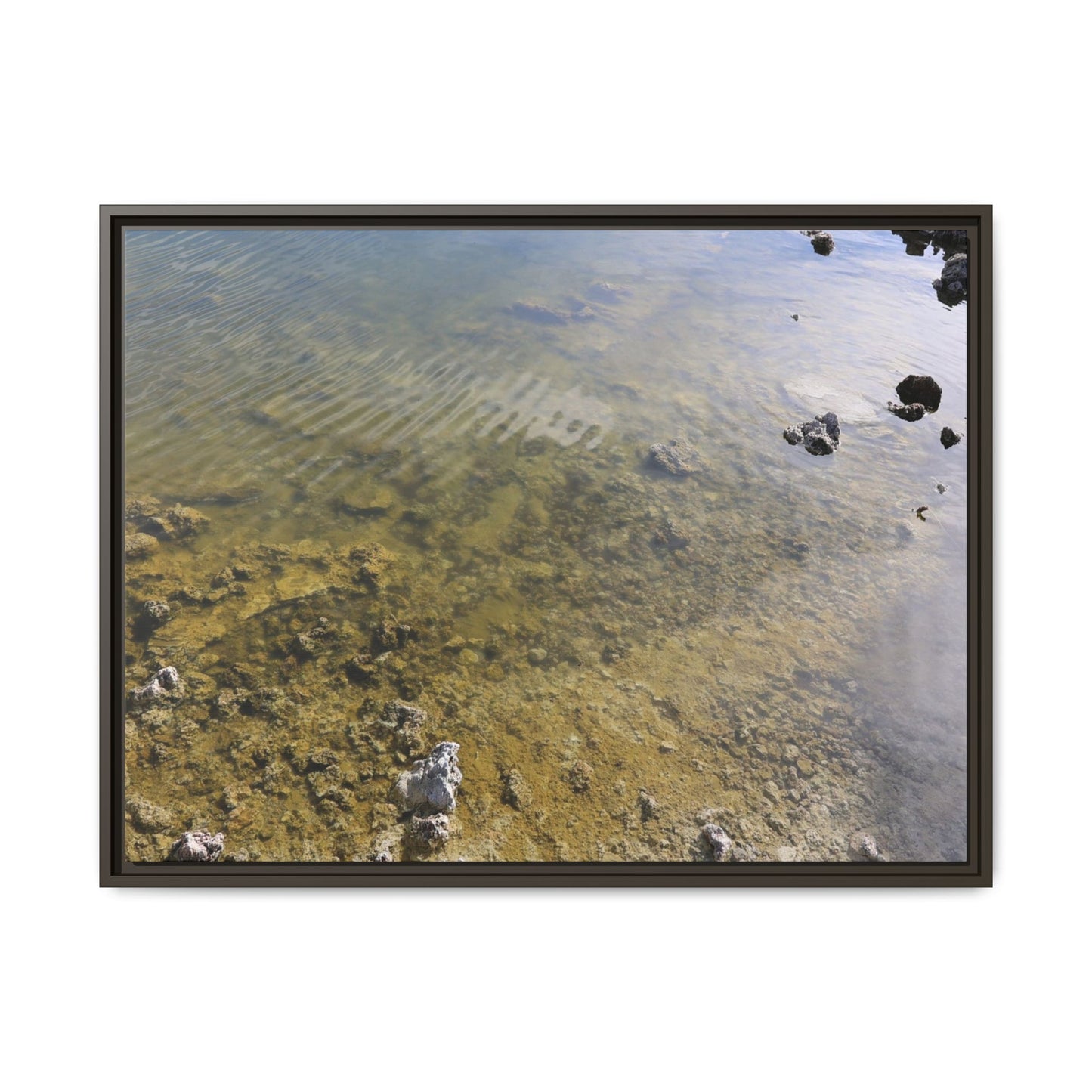 Ripples of Stone - Unique Stretched Canvas Wall Art