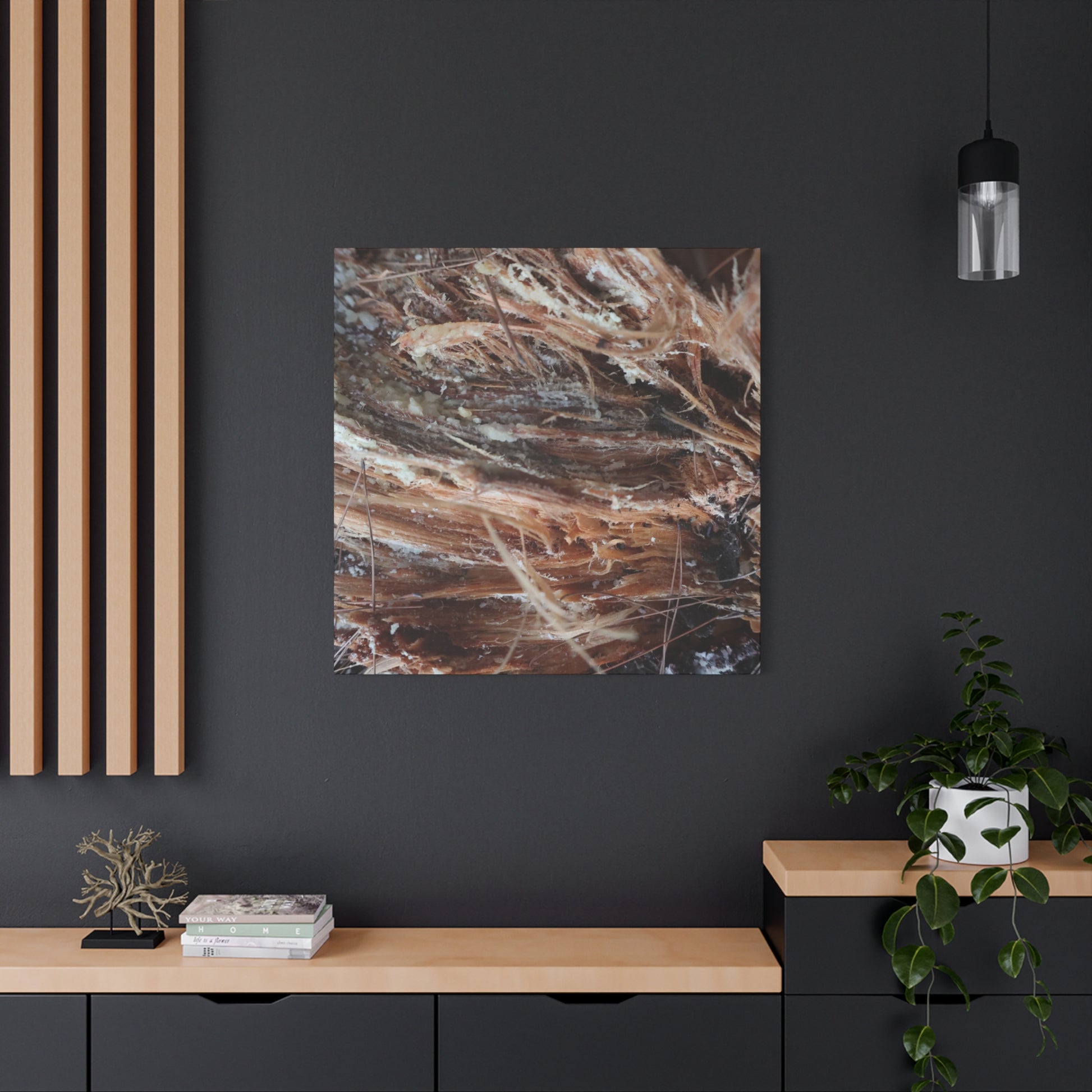 Decaying Whispers - Unique Frameless Canvas Wall Art - Art By Earth