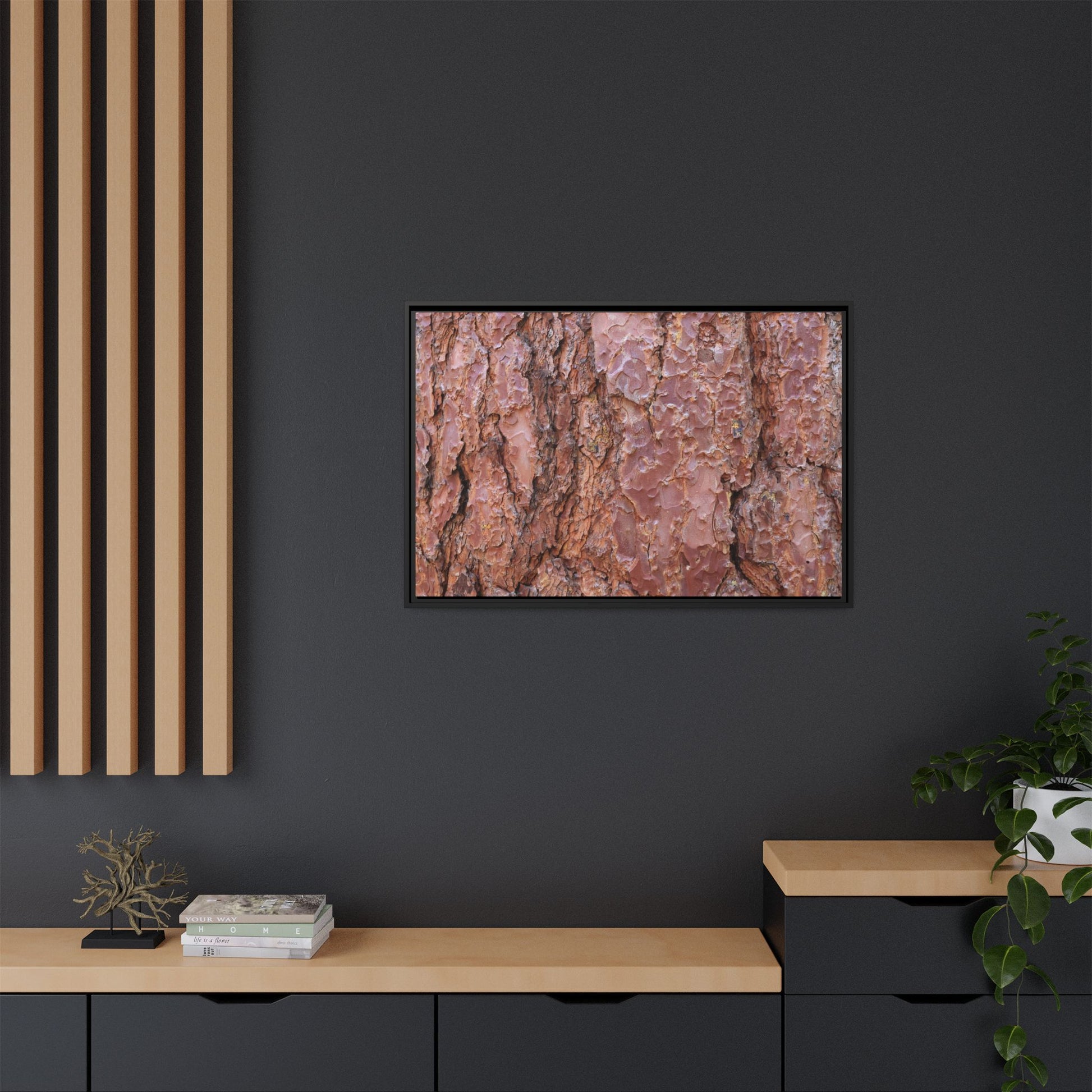 Russet Ridges - Unique Stretched Canvas Wall Art - Art By Earth