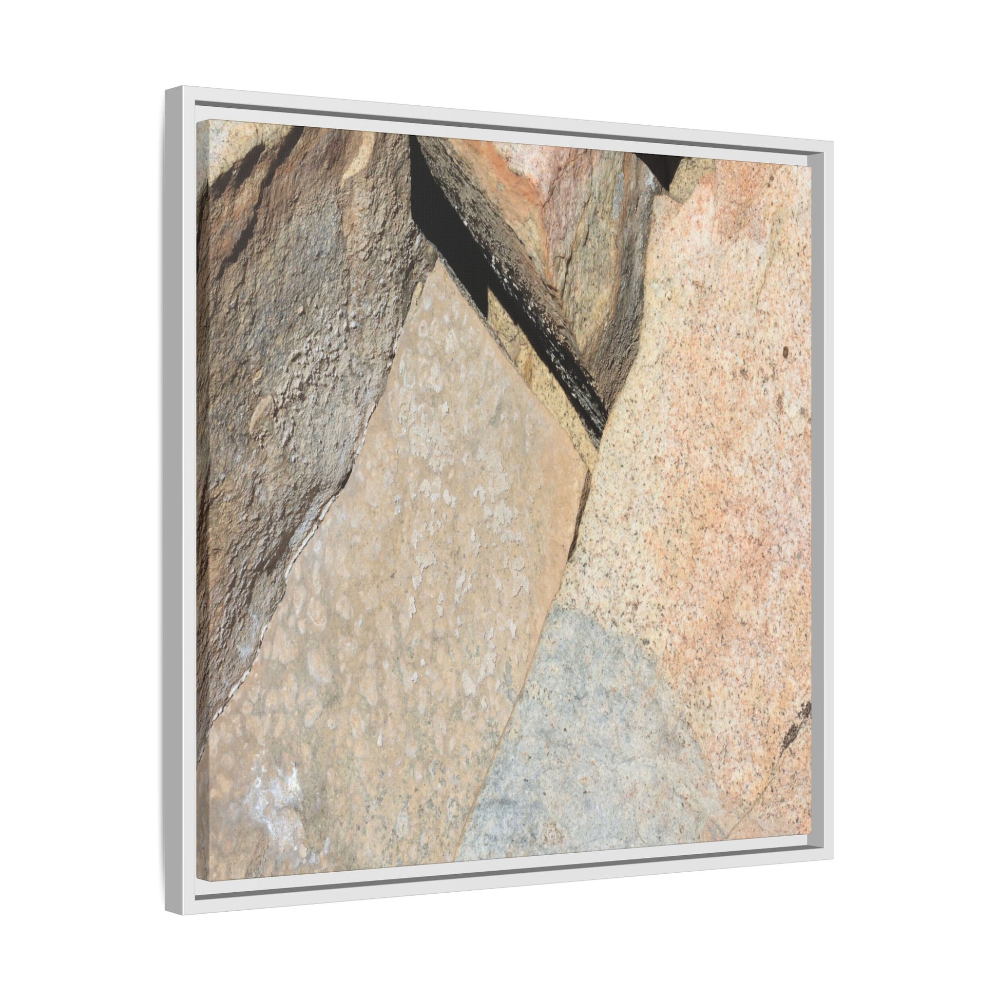 Rock Fragment - Unique Stretched Canvas Wall Art - Art By Earth
