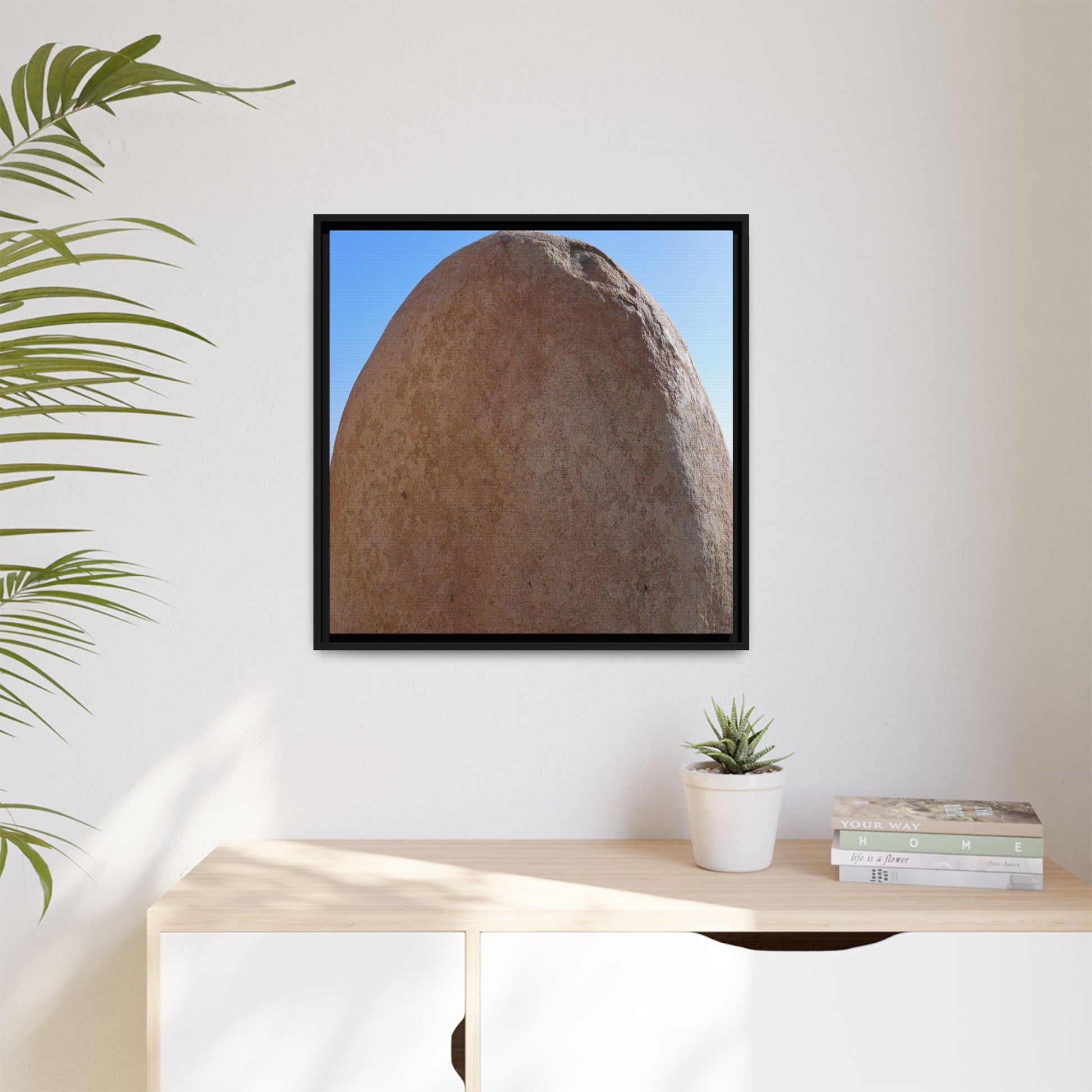 Stone Sphere - Unique Stretched Canvas Wall Art - Art By Earth