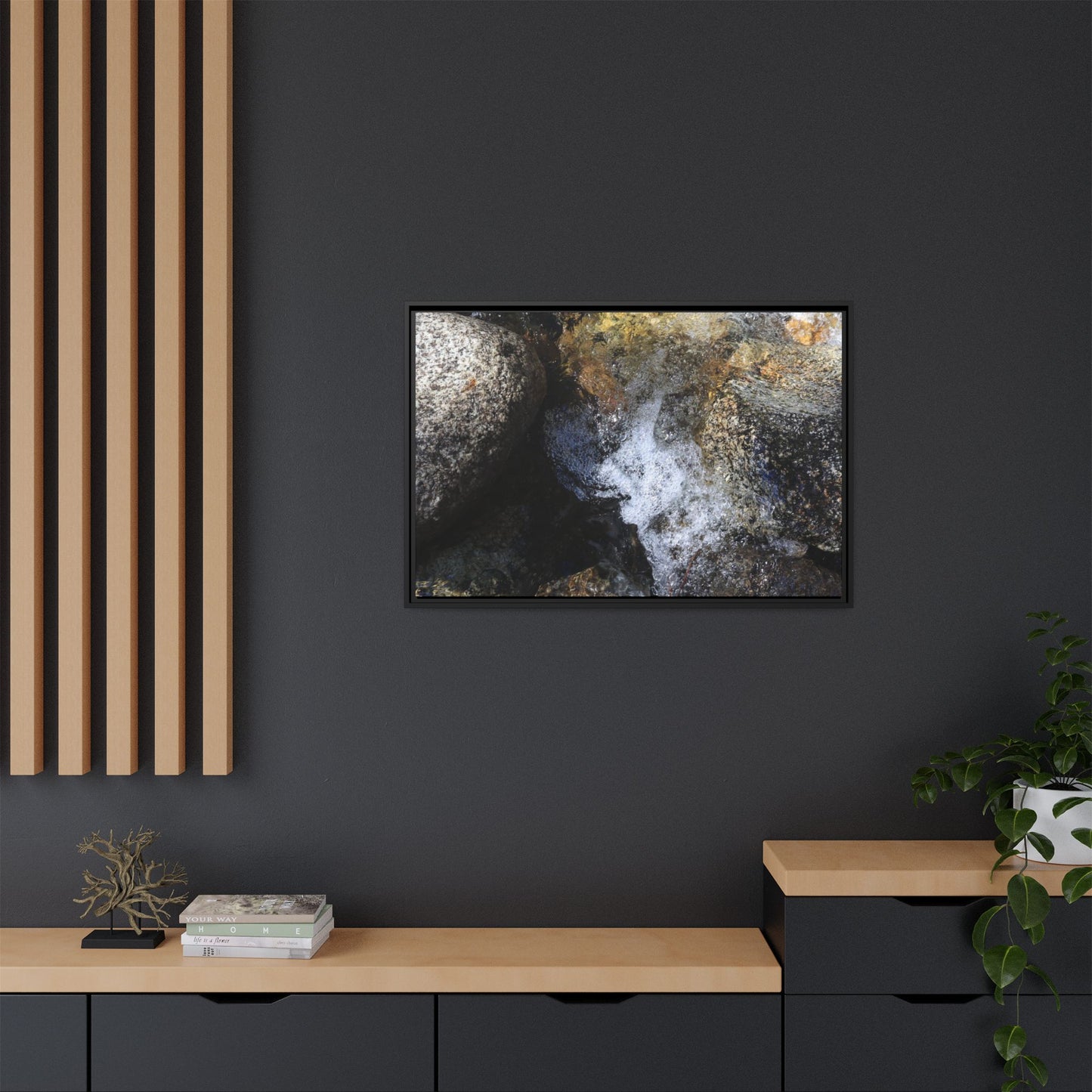 Nature's Turbulence - Unique Stretched Canvas Wall Art - Art By Earth