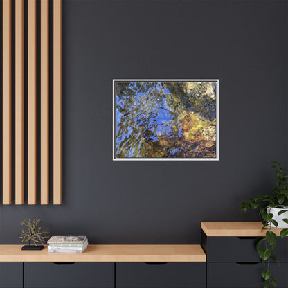 Watery Kaleidoscope - Unique Stretched Canvas Wall Art - Art By Earth