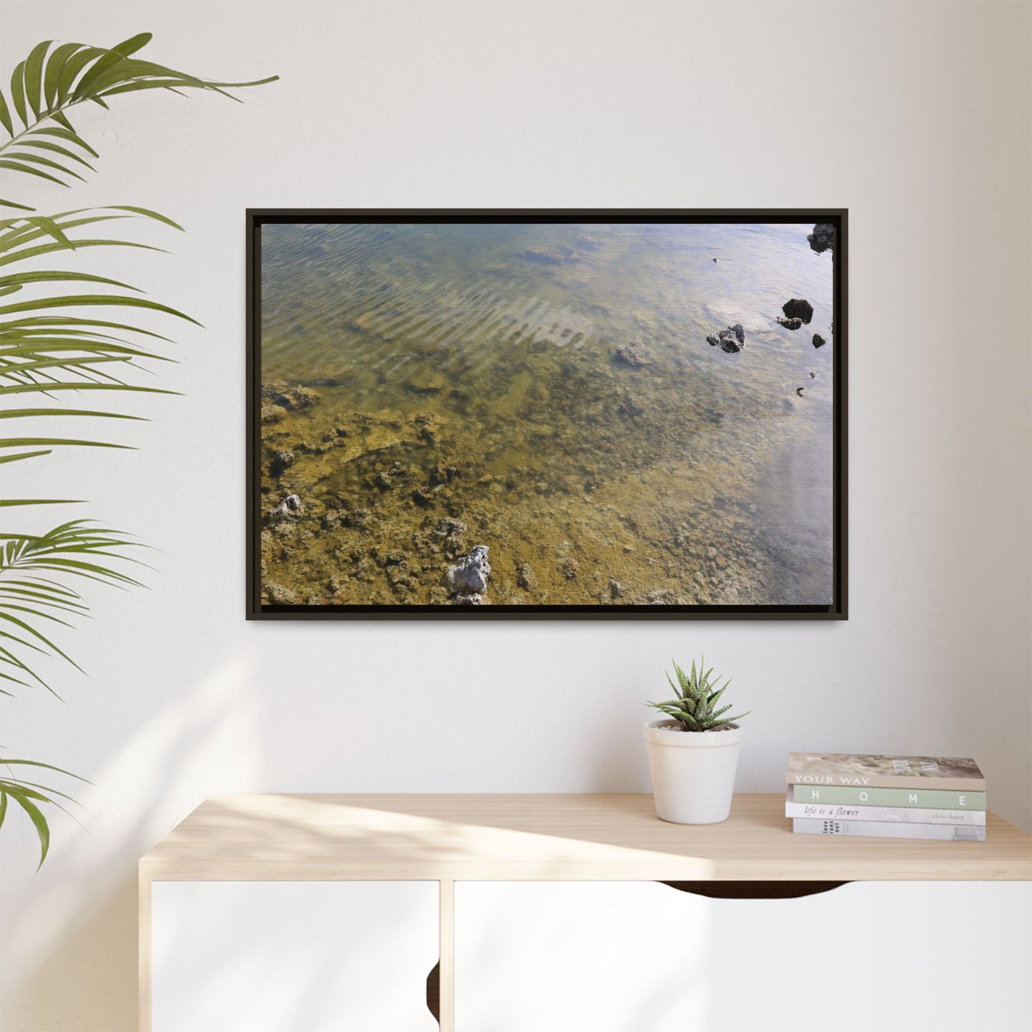 Ripples of Stone - Unique Stretched Canvas Wall Art