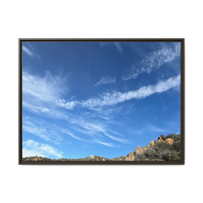 Arid Landscape with Rocky Outcrops - Unique Stretched Canvas Wall Art