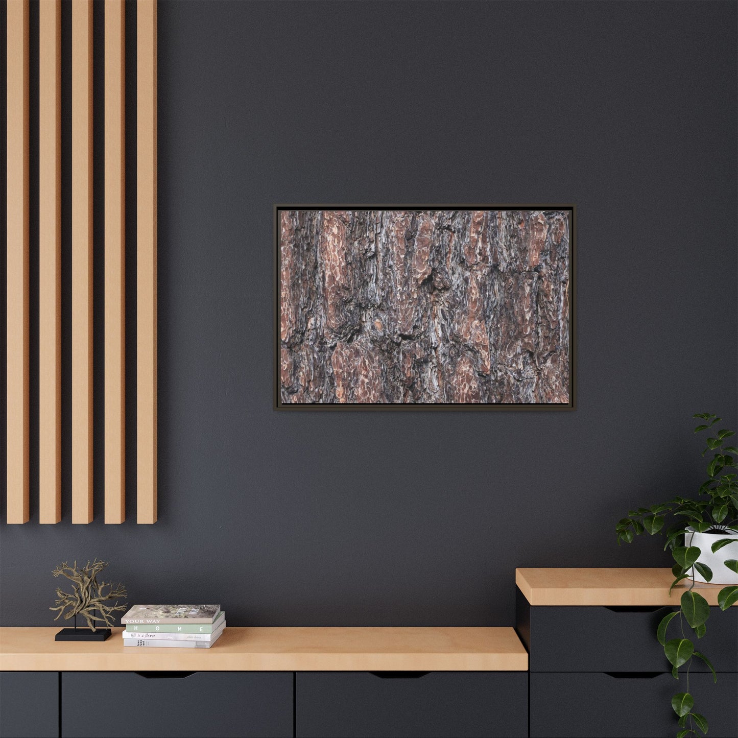 Echoes of Wood - Unique Stretched Canvas Wall Art