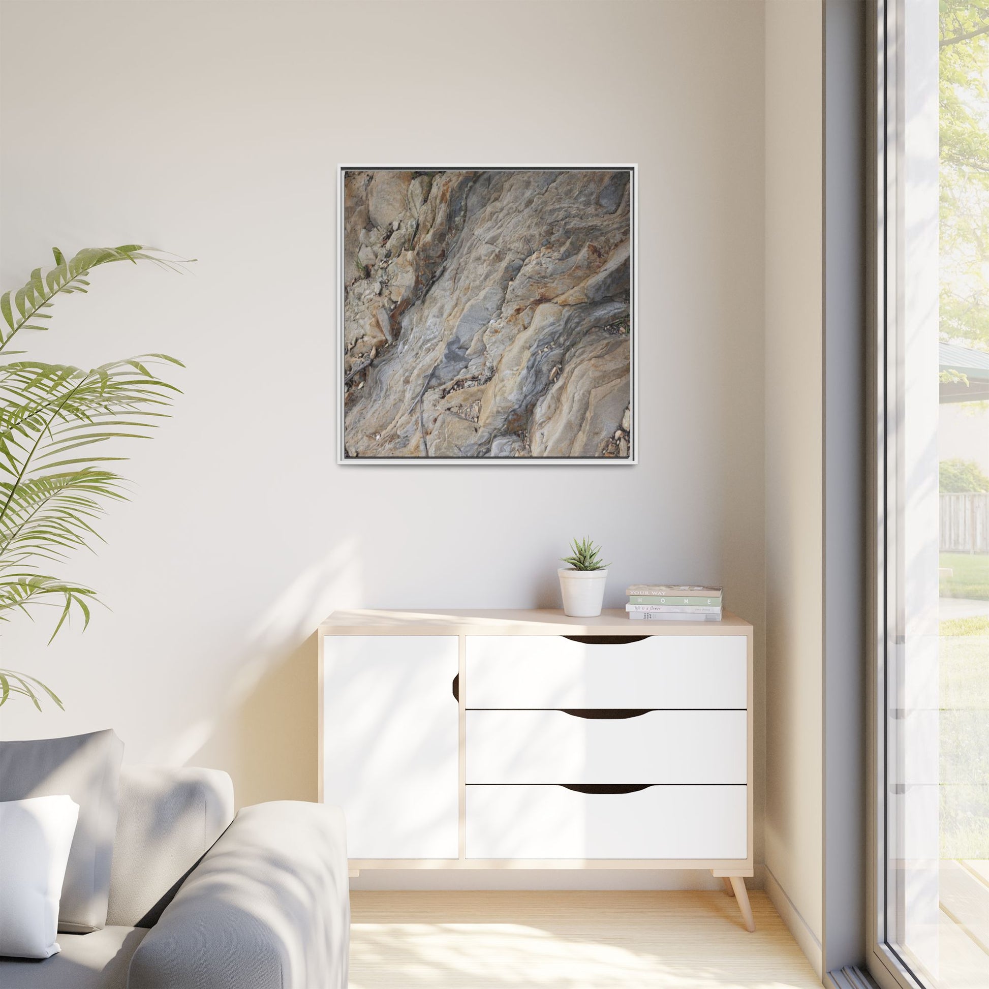Layers of Earth's History - Unique Stretched Canvas Wall Art - Art By Earth