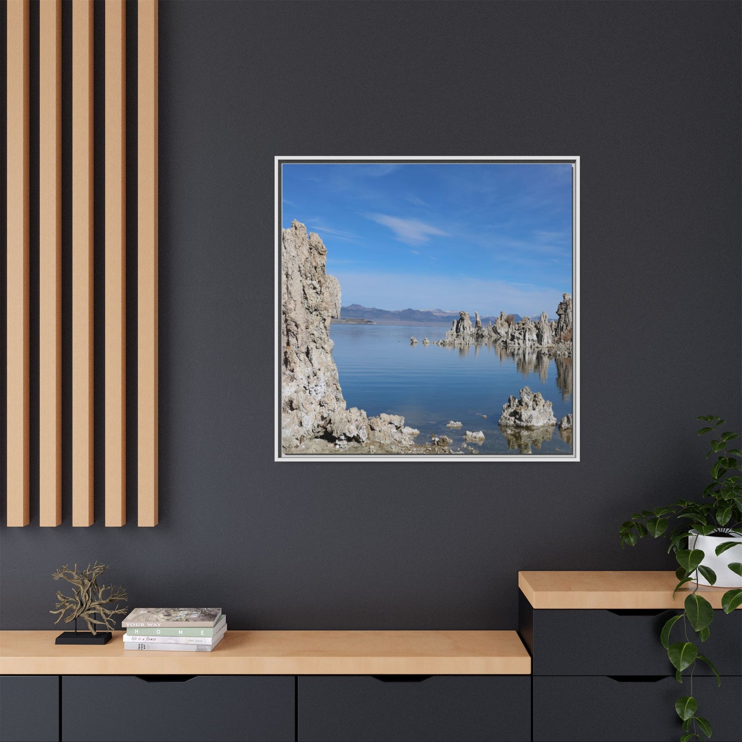 Liquid Mirrors - Unique Stretched Canvas Wall Art