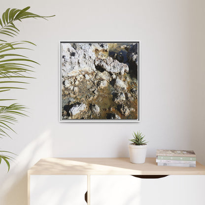 Strata of Silence - Unique Stretched Canvas Wall Art