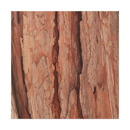 Bark Layers of Time - Unique Frameless Canvas Wall Art - Art By Earth