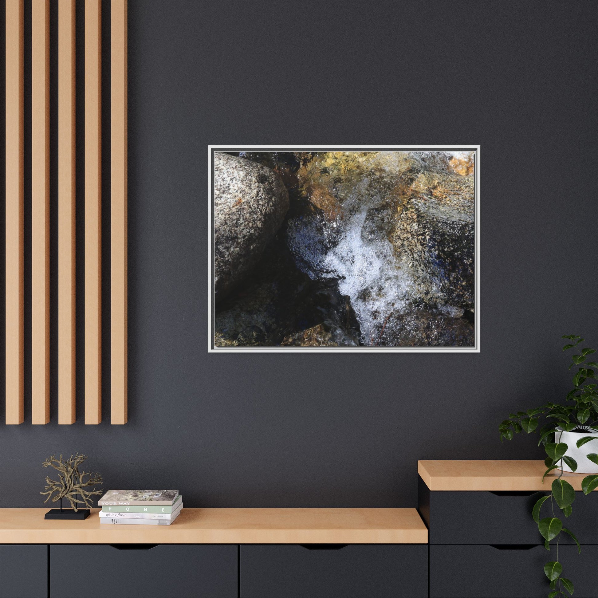 Nature's Turbulence - Unique Stretched Canvas Wall Art - Art By Earth