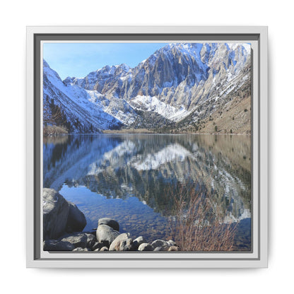 Reflections of Stillness - Unique Stretched Canvas Wall Art
