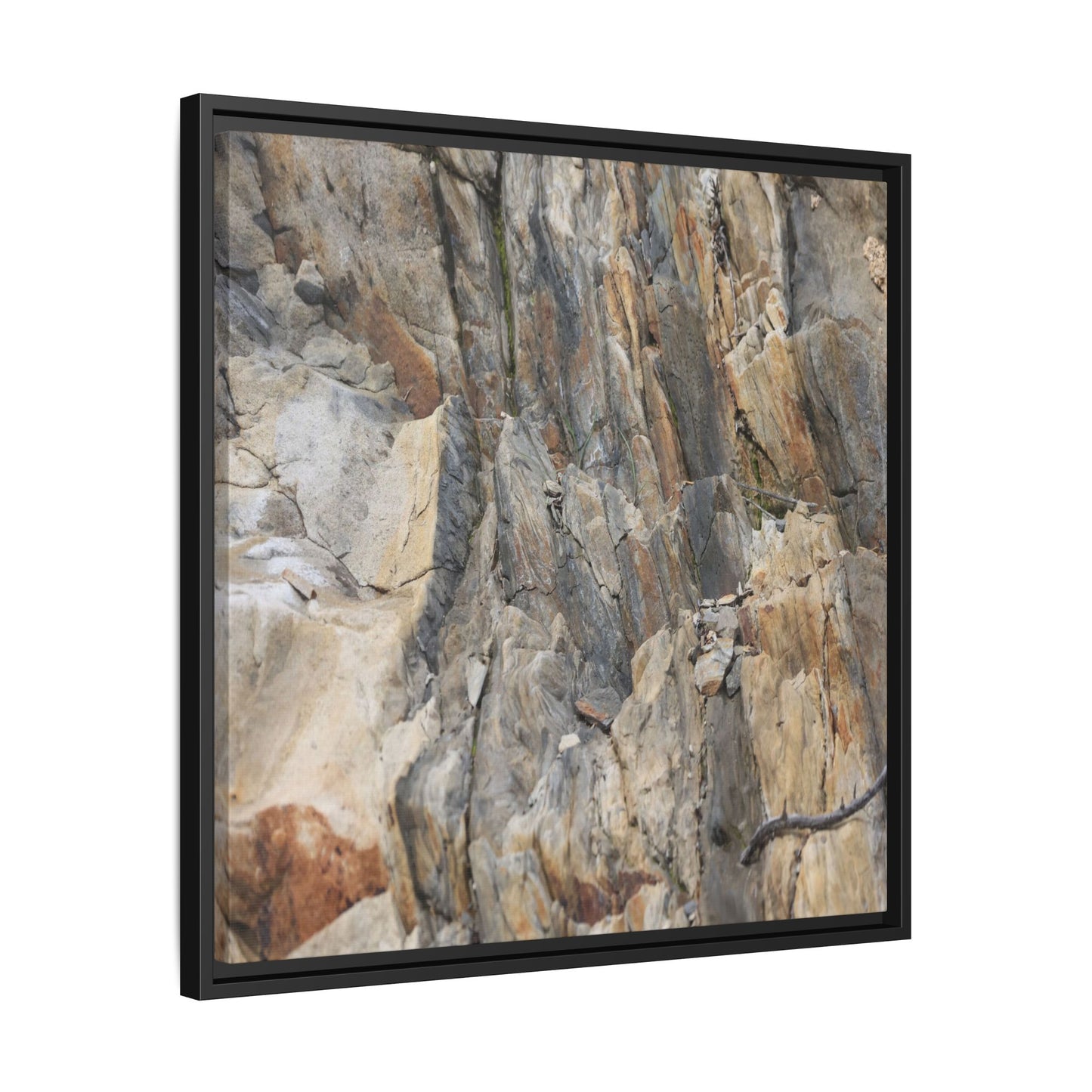 Stone's Silent Symphony - Unique Stretched Canvas Wall Art - Art By Earth