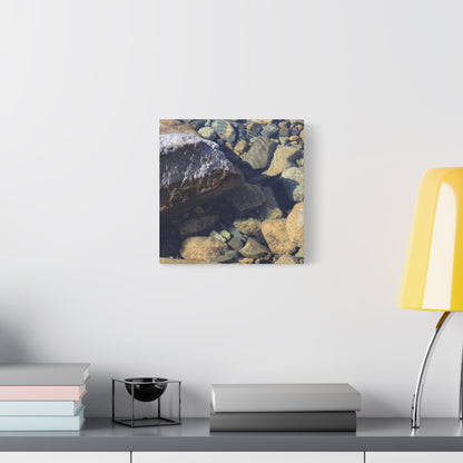 Lithic Symphony - Unique Frameless Canvas Wall Art
