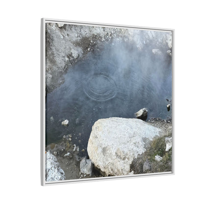 Ripples of Silence - Unique Stretched Canvas Wall Art