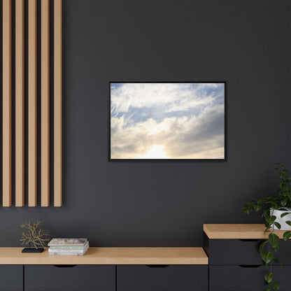 Sky's Ethereal Whisper - Unique Stretched Canvas Wall Art - Art By Earth