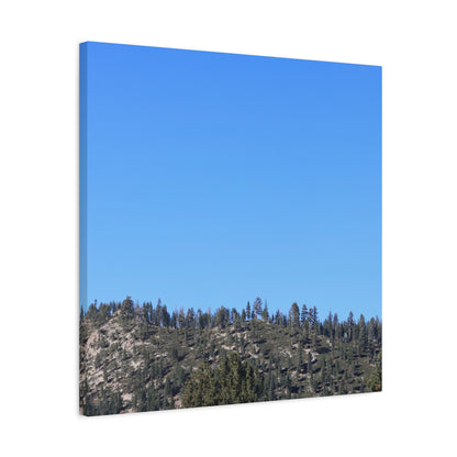 Mountain's Quiet Breath - Unique Frameless Canvas Wall Art