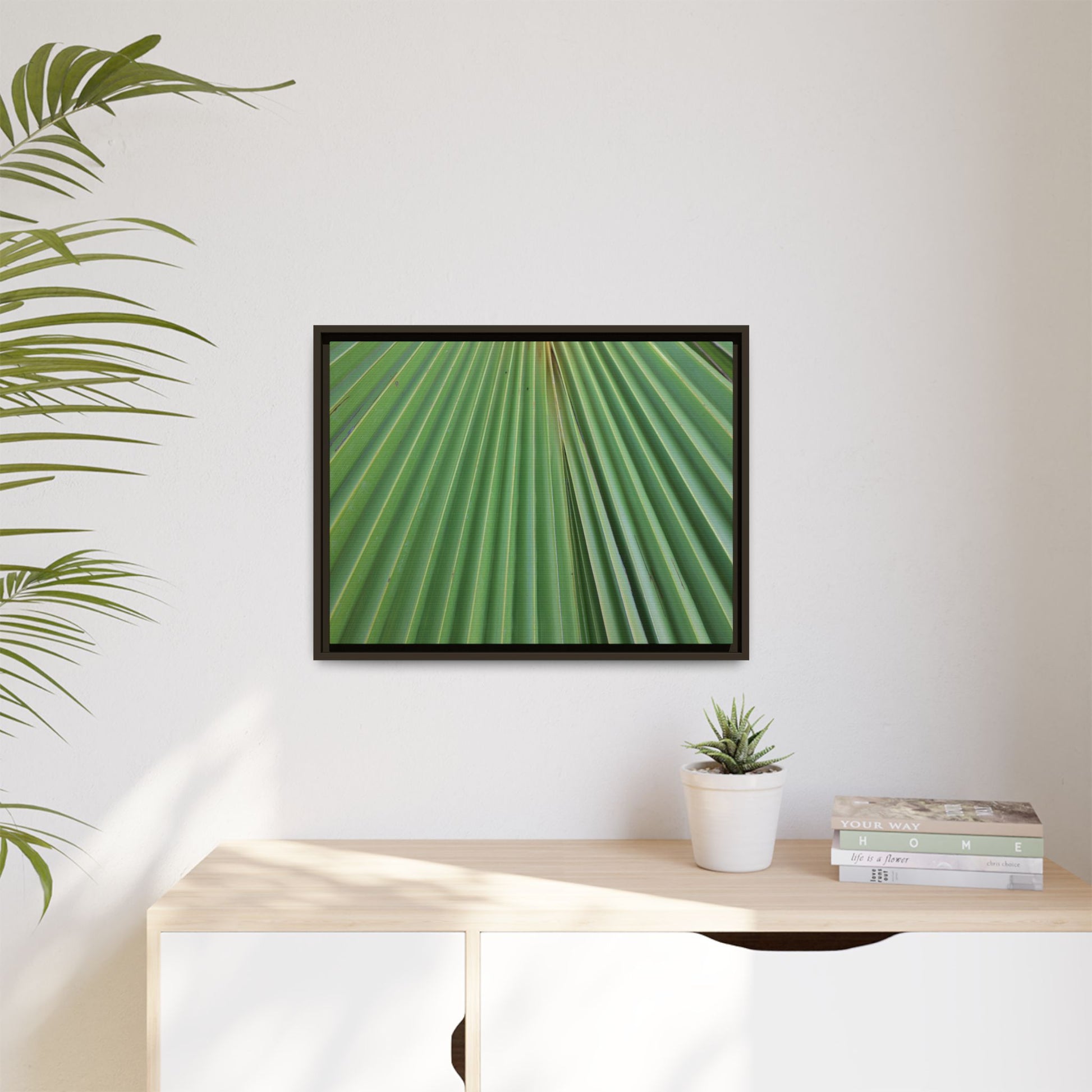 Verdant Veins - Unique Stretched Canvas Wall Art - Art By Earth