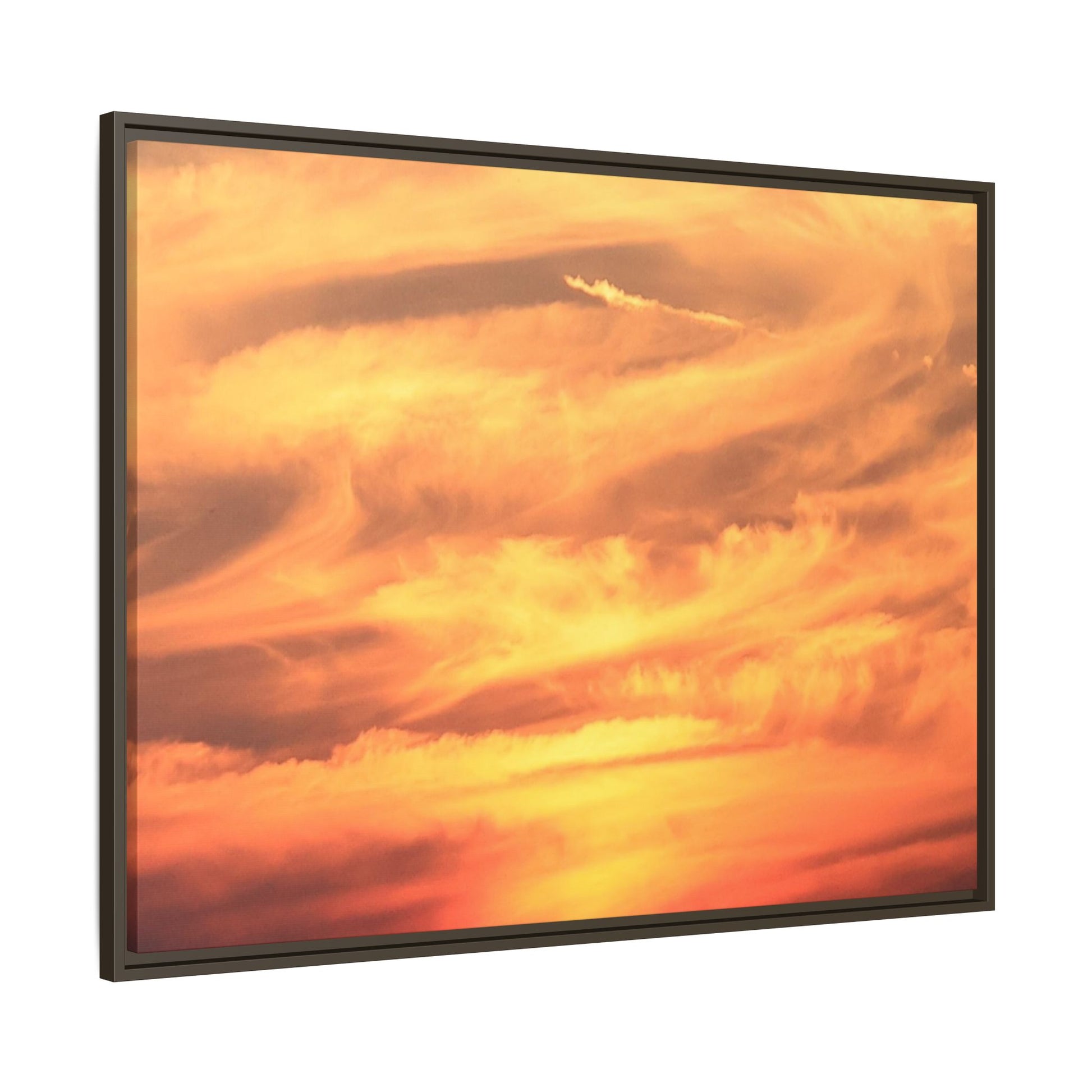 Burning Skies - Unique Stretched Canvas Wall Art - Art By Earth