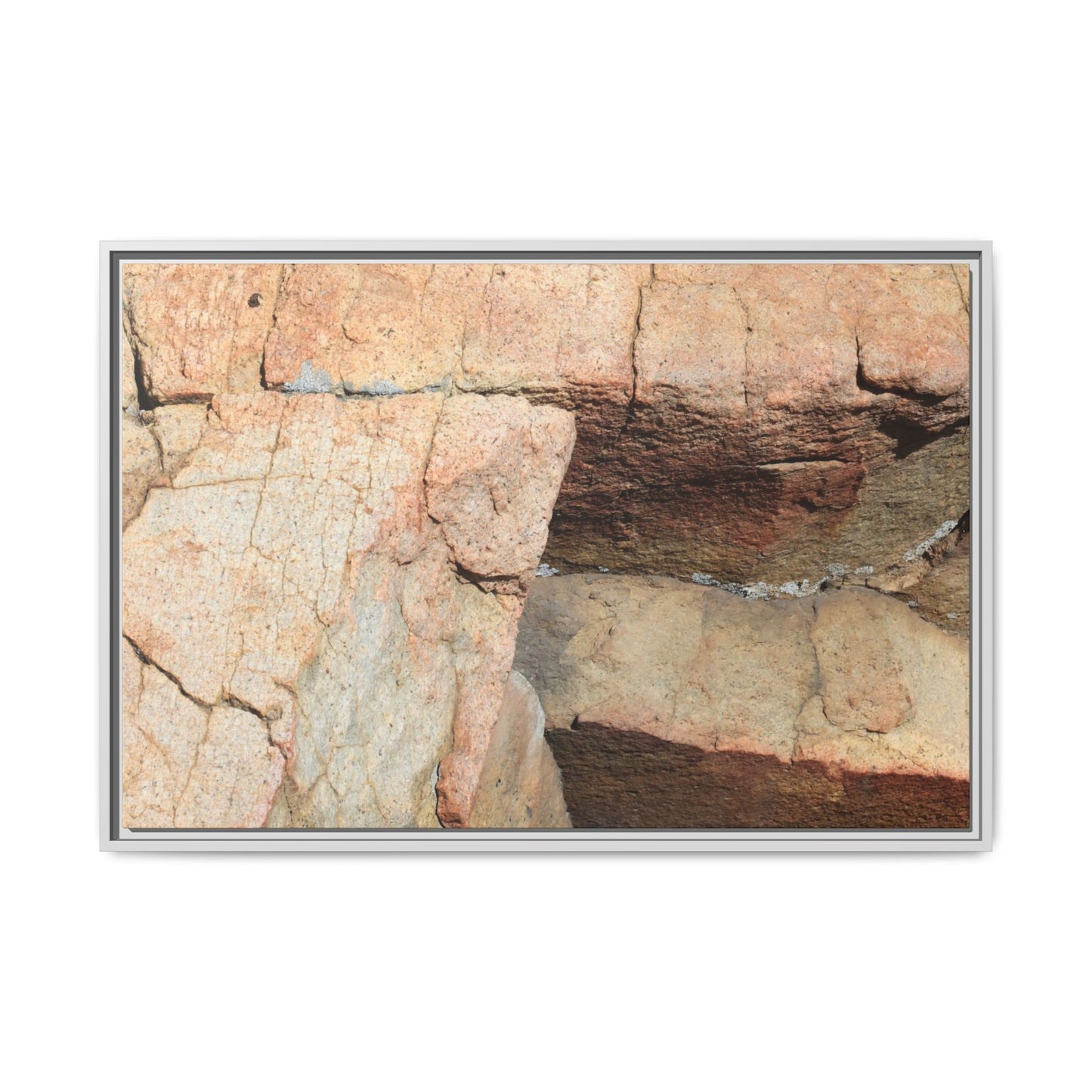 Fractured Stone - Unique Stretched Canvas Wall Art - Art By Earth