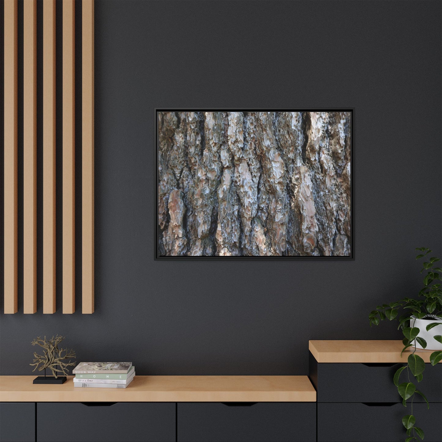 Bark Whispers - Unique Stretched Canvas Wall Art - Art By Earth