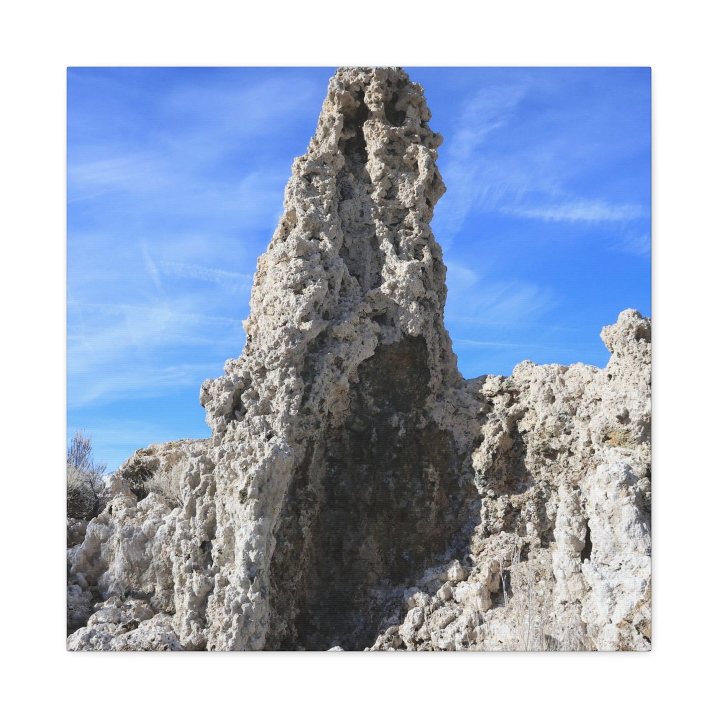 Towering Limestone Sentinels - Unique Frameless Canvas Wall Art