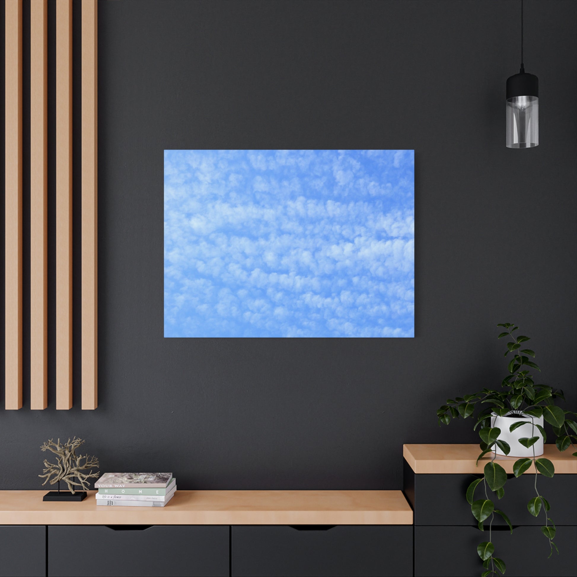 Clouded Reverie - Unique Frameless Canvas Wall Art - Art By Earth