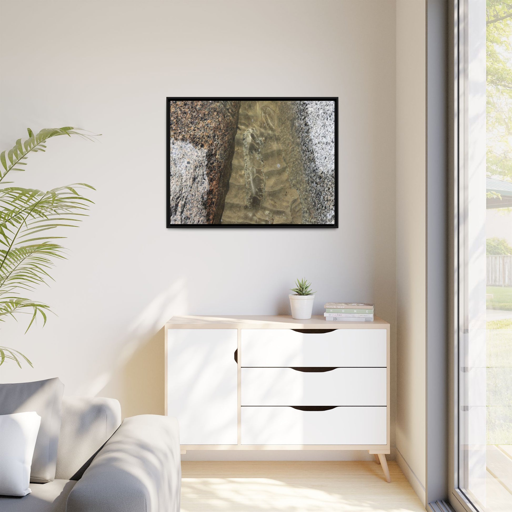 Between Concrete Walls - Unique Stretched Canvas Wall Art - Art By Earth