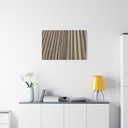 Linear Rhythm - Unique Frameless Canvas Wall Art - Art By Earth