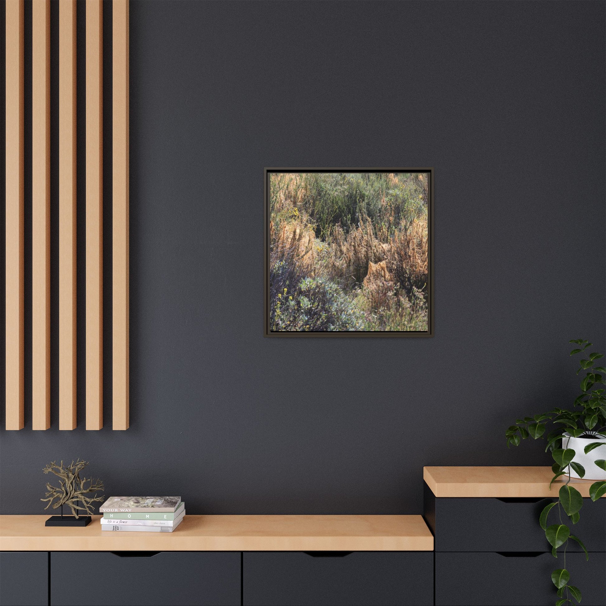 Drought-Stricken Landscape - Unique Stretched Canvas Wall Art - Art By Earth