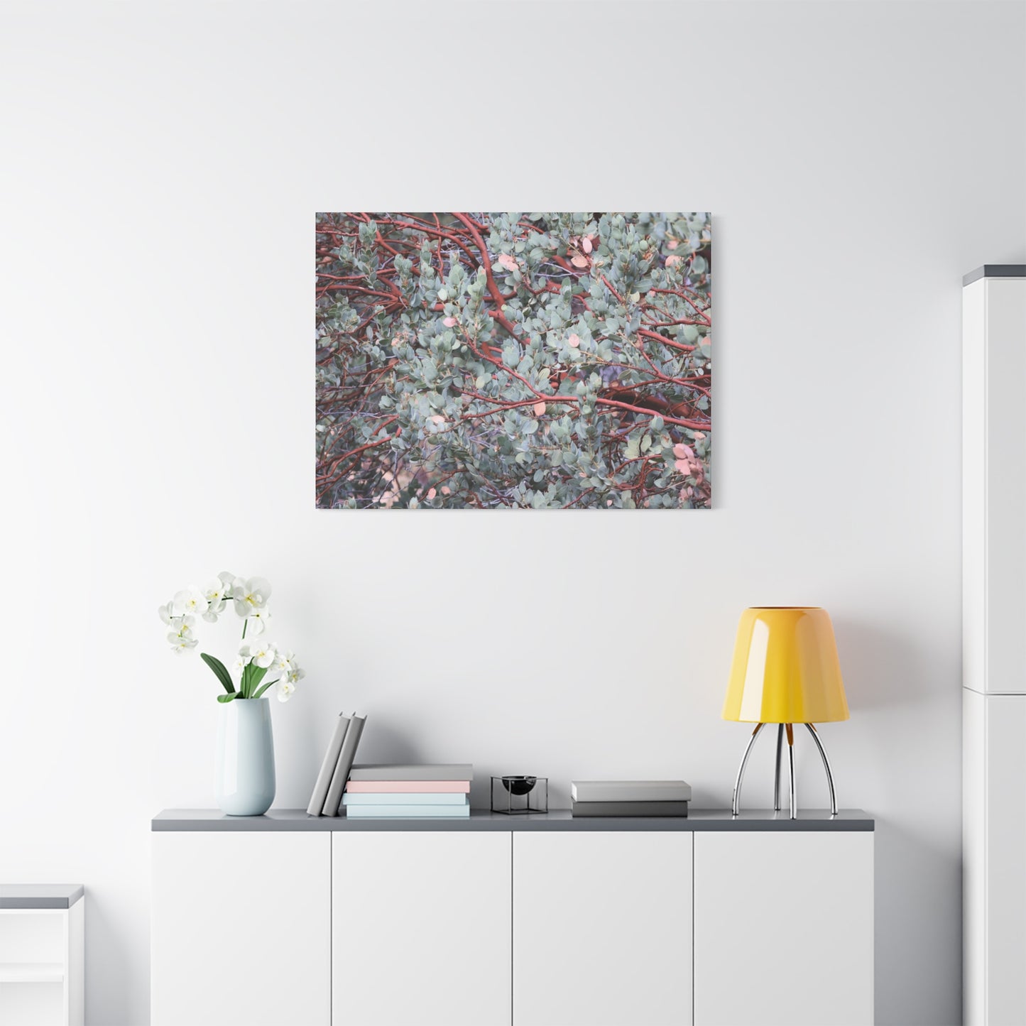 Whispers of Silver and Rust - Unique Frameless Canvas Wall Art - Art By Earth