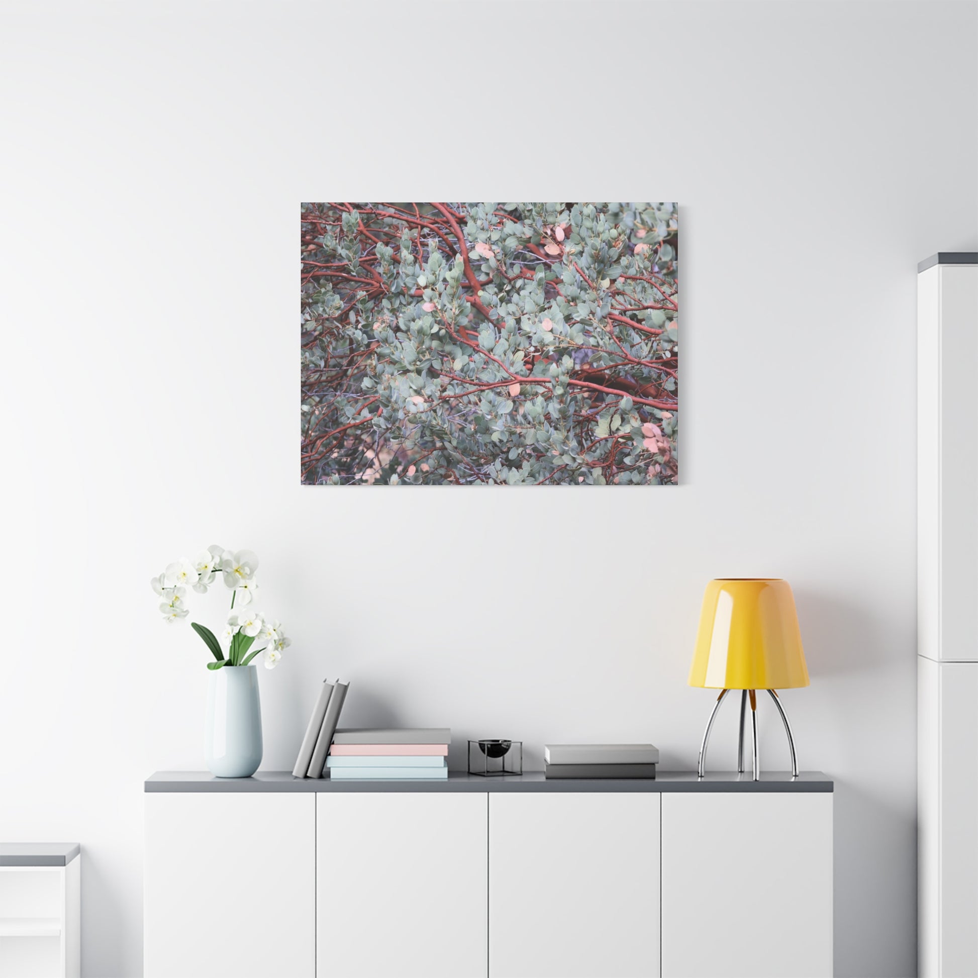 Whispers of Silver and Rust - Unique Frameless Canvas Wall Art - Art By Earth
