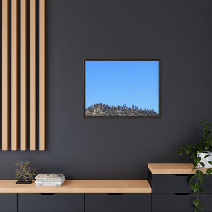 Blue Silence - Unique Stretched Canvas Wall Art