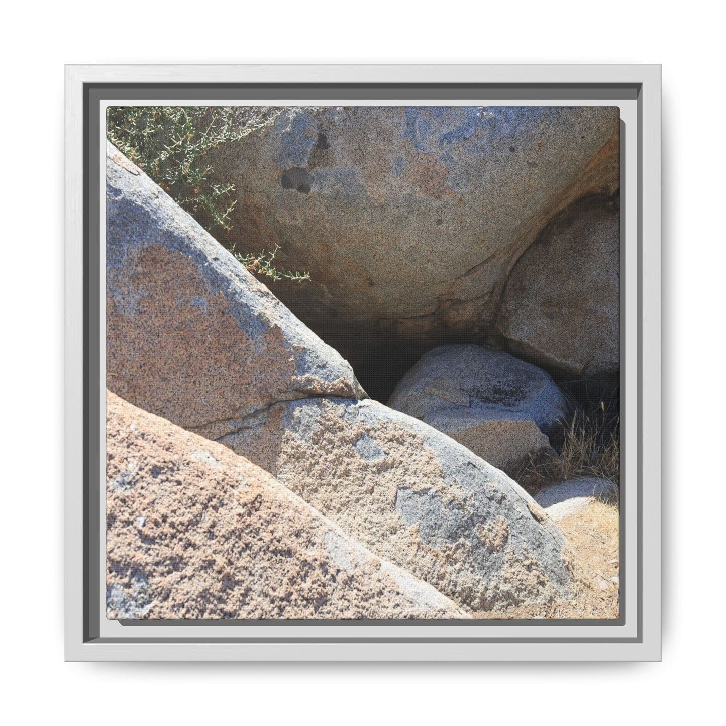 Boulder Shelter - Unique Stretched Canvas Wall Art