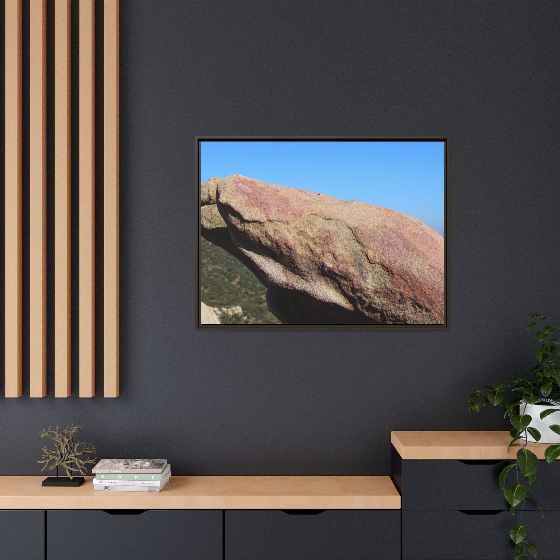 Sleeping Stone - Unique Stretched Canvas Wall Art - Art By Earth