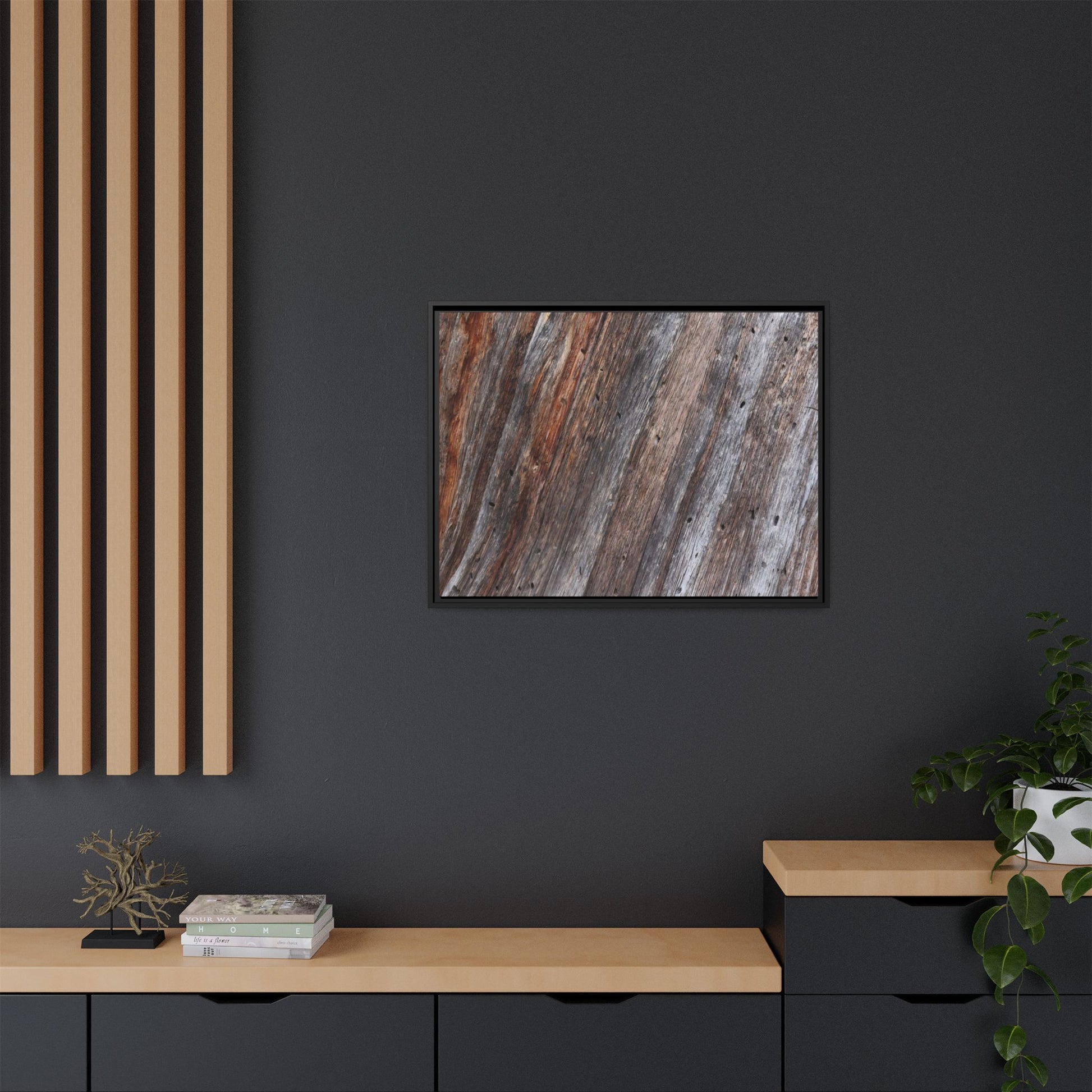 Rustic Floor - Unique Stretched Canvas Wall Art - Art By Earth