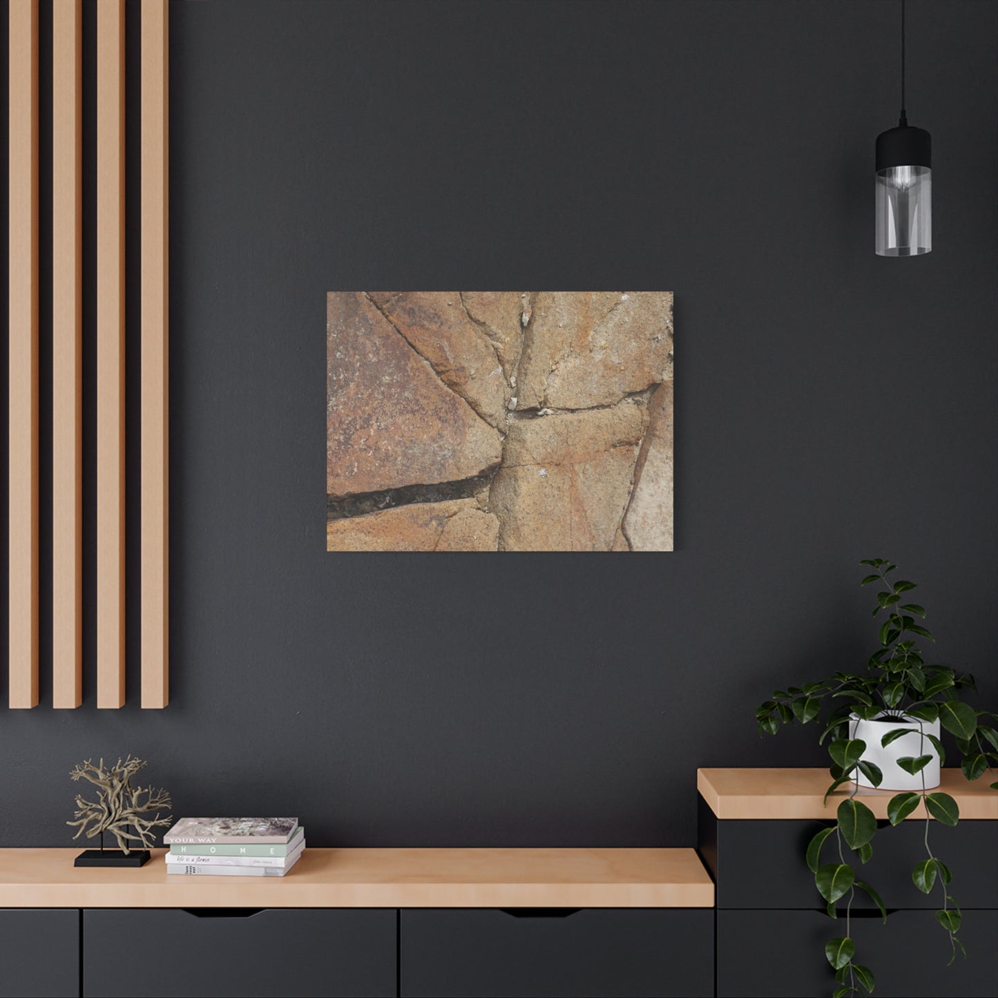 Cracked Earth's Canvas - Unique Frameless Canvas Wall Art - Art By Earth