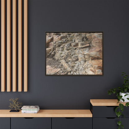 Stone's Silent Story - Unique Stretched Canvas Wall Art - Art By Earth