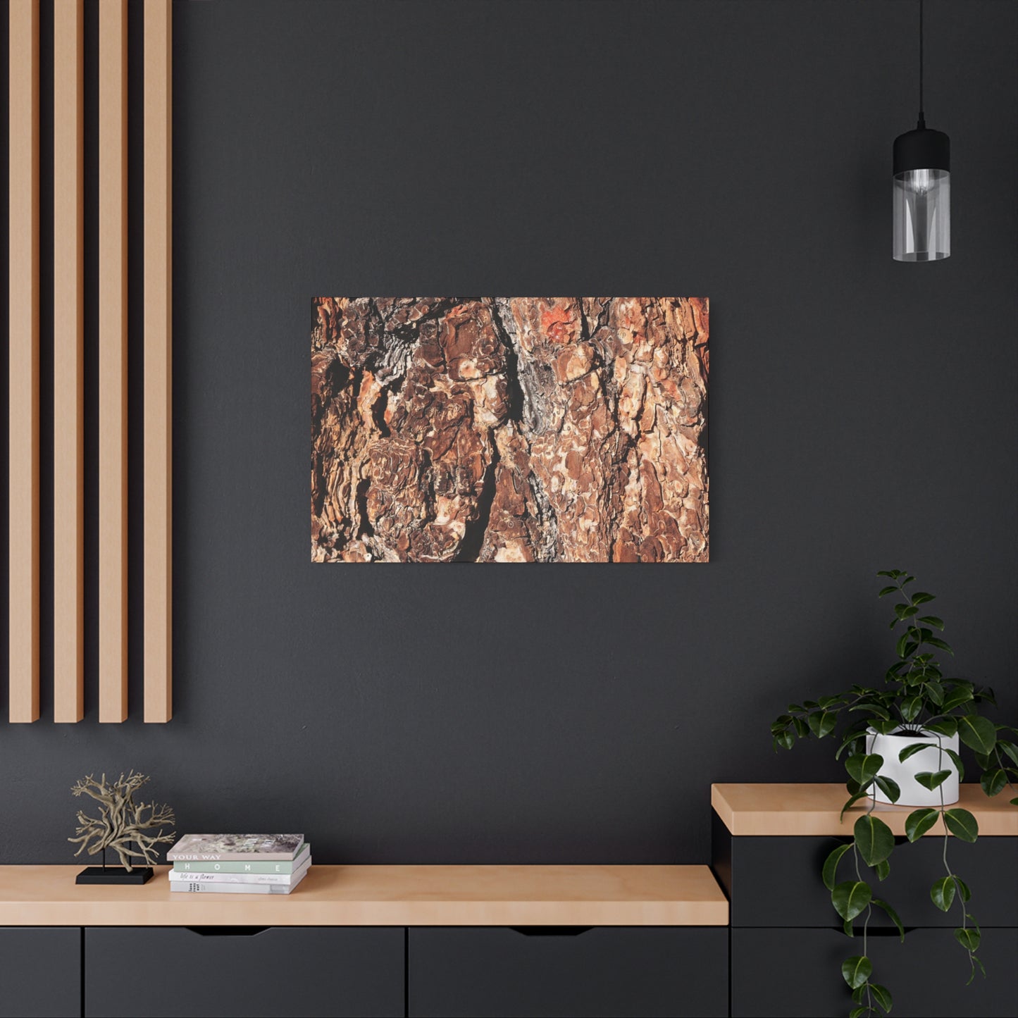 Russet Echoes - Unique Frameless Canvas Wall Art