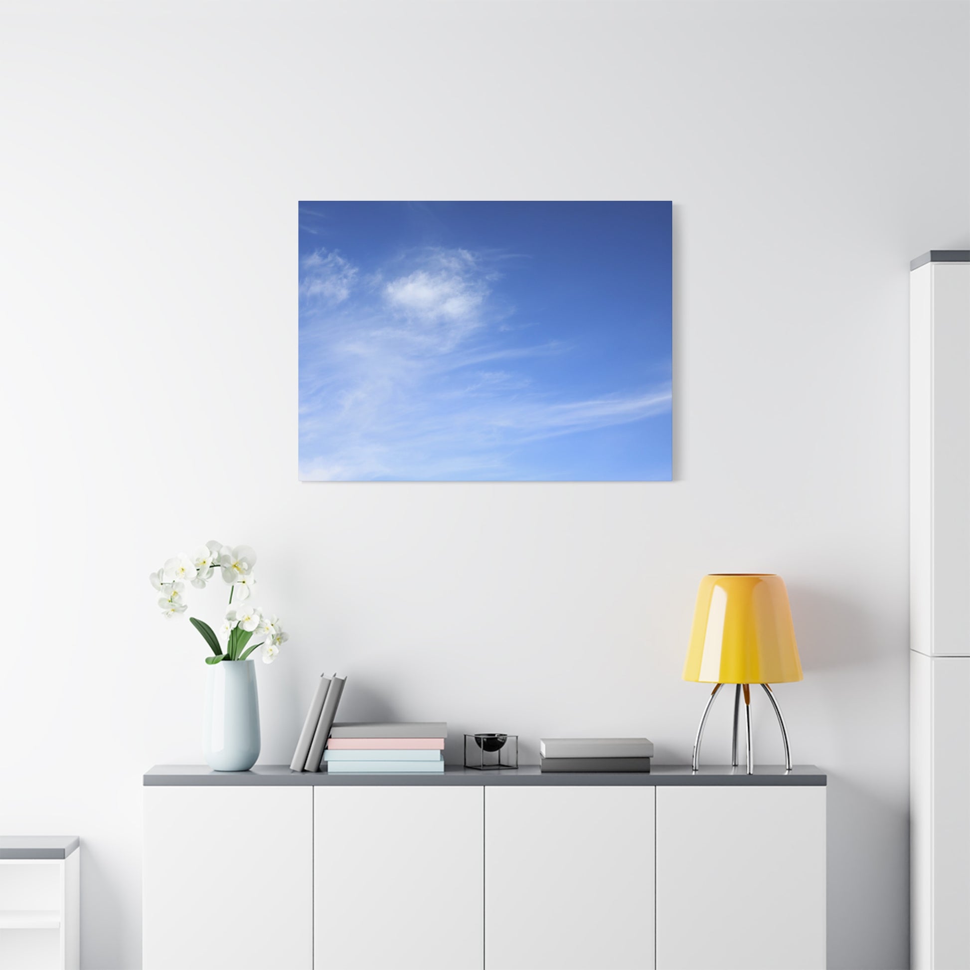 Blue Breath - Unique Frameless Canvas Wall Art - Art By Earth