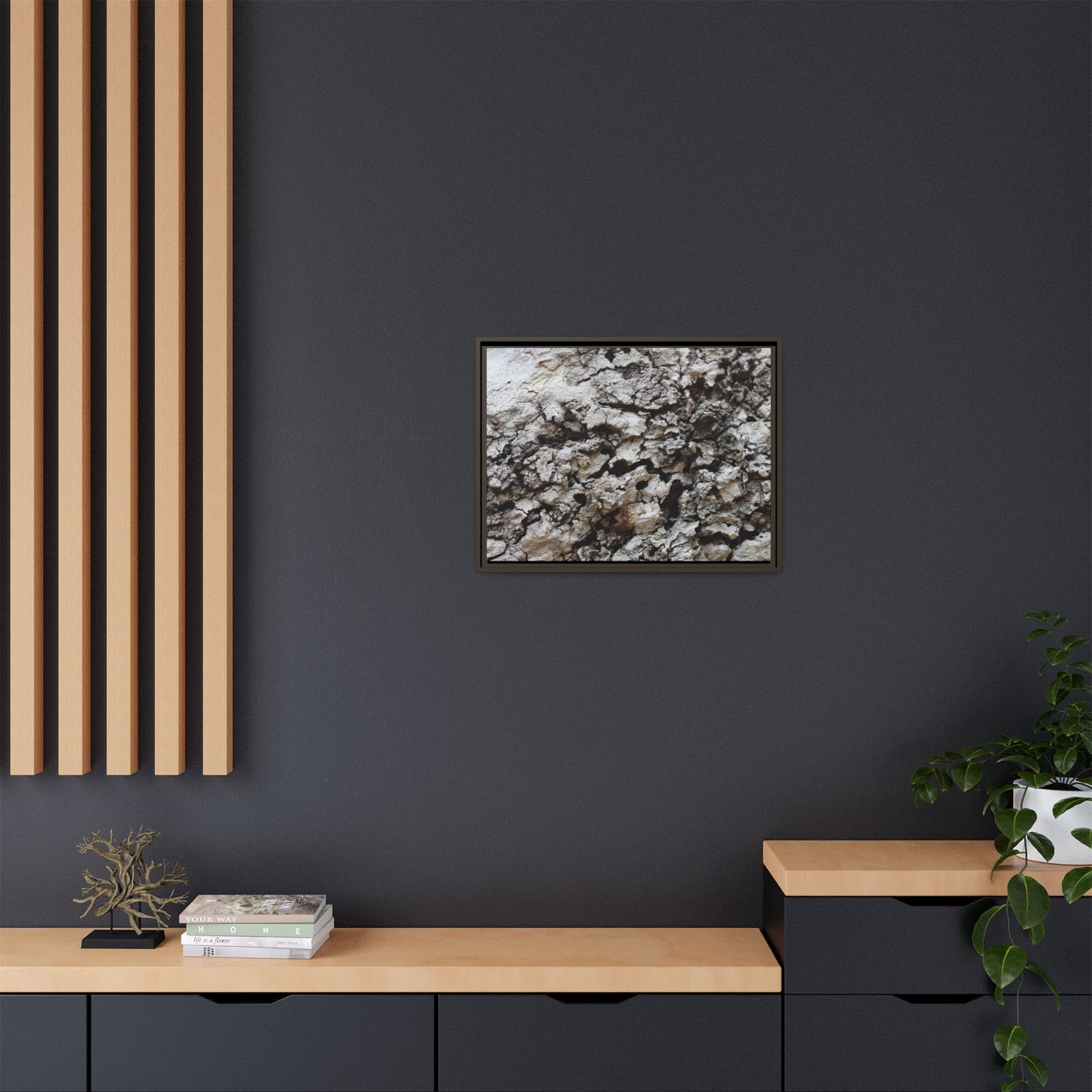 Cracked Terrain - Unique Stretched Canvas Wall Art - Art By Earth