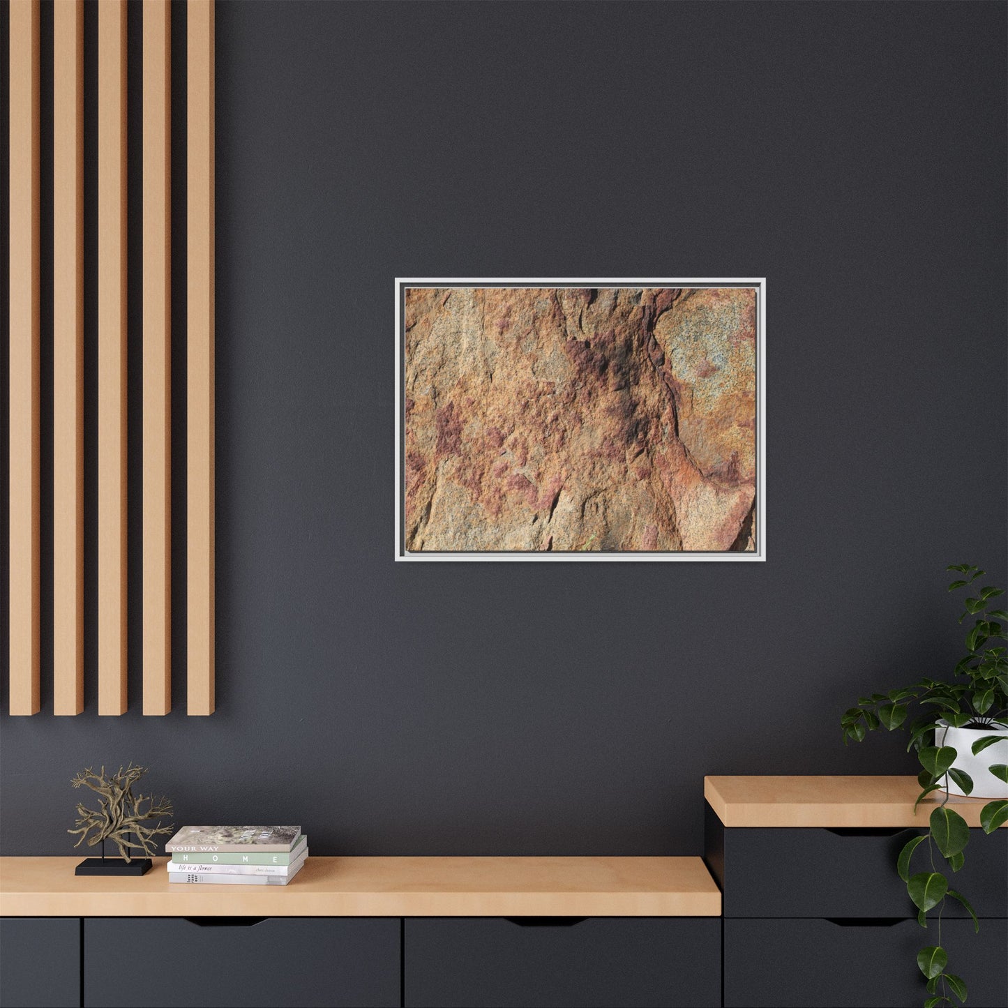 Russet Stone - Unique Stretched Canvas Wall Art - Art By Earth