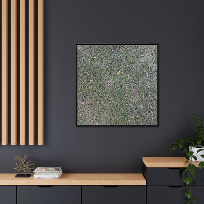 Grassy Texture - Unique Stretched Canvas Wall Art - Art By Earth